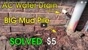 move ac drain pipe
