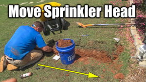 moving a sprinkler head