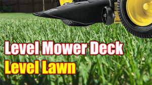 leveling your mower deck
