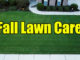 fall lawn care information