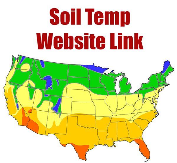 soil temperature map