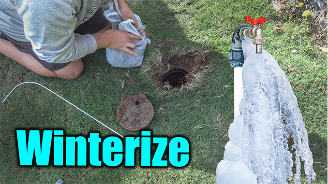 winterize sprinker system