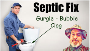 clogged septic tank