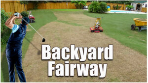 backyard golf fairway