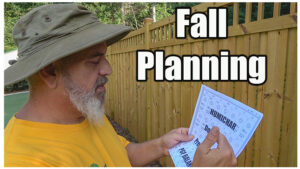 fall lawn care planning
