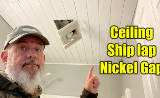 ceiling shiplap nickel gap