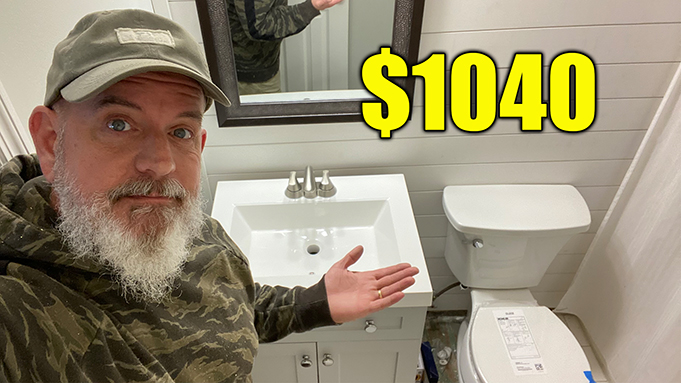 cheap bathroom remodel