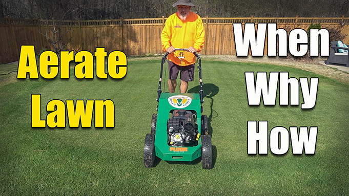 how to aerate lawn