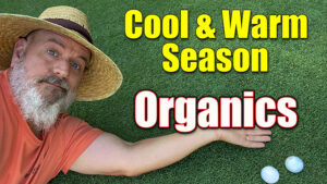 when to apply organic to lawns
