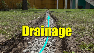 lawn french drains