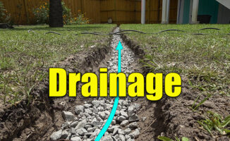 lawn french drains
