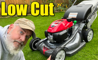 low cutting rotary mower