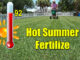 fertilize in the summer heat