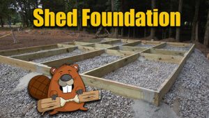 shed foundation with gravel