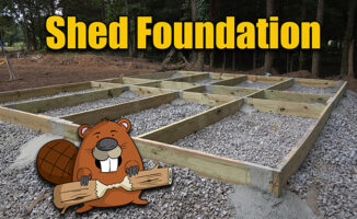 shed foundation with gravel