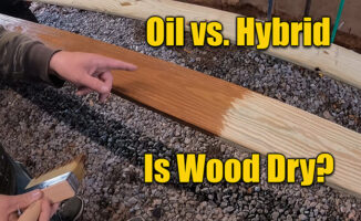 deck and fence stain oil vs hybrid