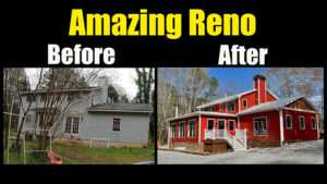 old house renovation before and after