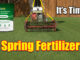 spring lawn fertilizer