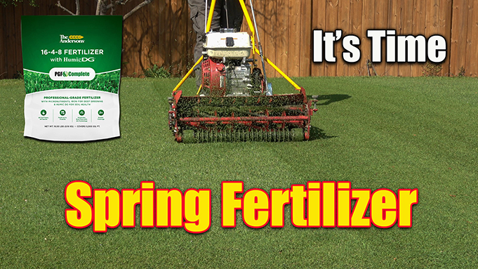 spring lawn fertilizer