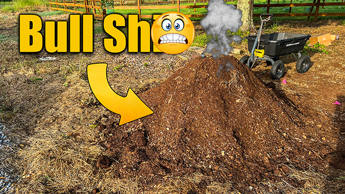 compost vs raw manure in gardens