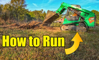 how to run a skid steer