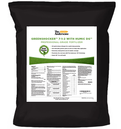green shocker lawn fertilizer 