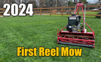 reel mow lawn
