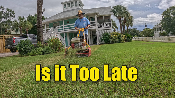 late season lawn care fall