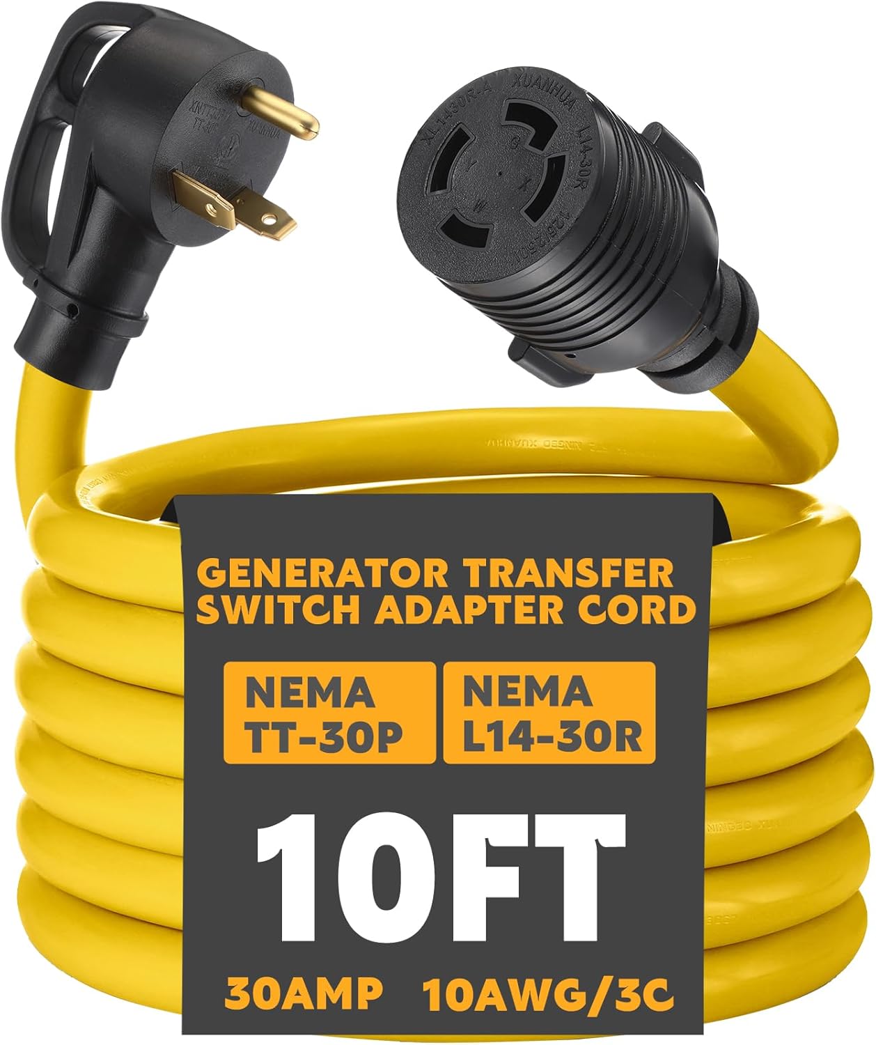 generator conversion cord rv to 4 prong