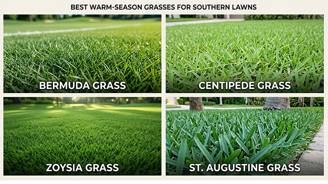 best warm season grass seeds for lawns