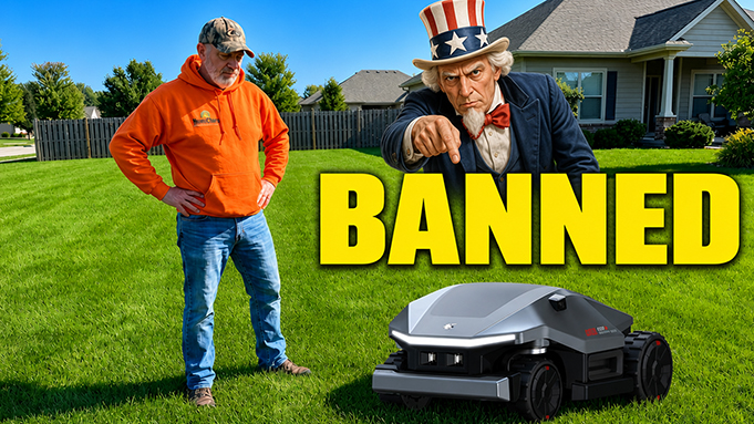 robot lawn mowers banned in usa